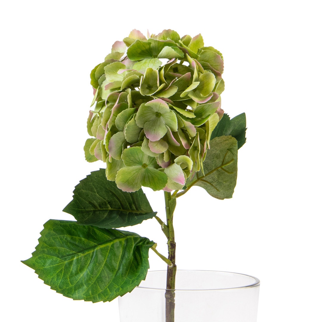 HYDRANGEA ARTIFICIAL FLOWER GRN 47CM MADE FROM FABRIC,METAL,PLASTIC