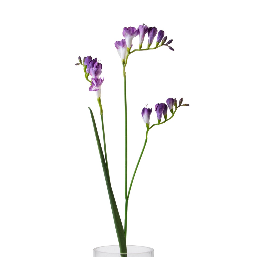 FREESIA ARTIFICIAL FLOWER PRP 83CM MADE FROM FABRIC,METAL,PLASTIC