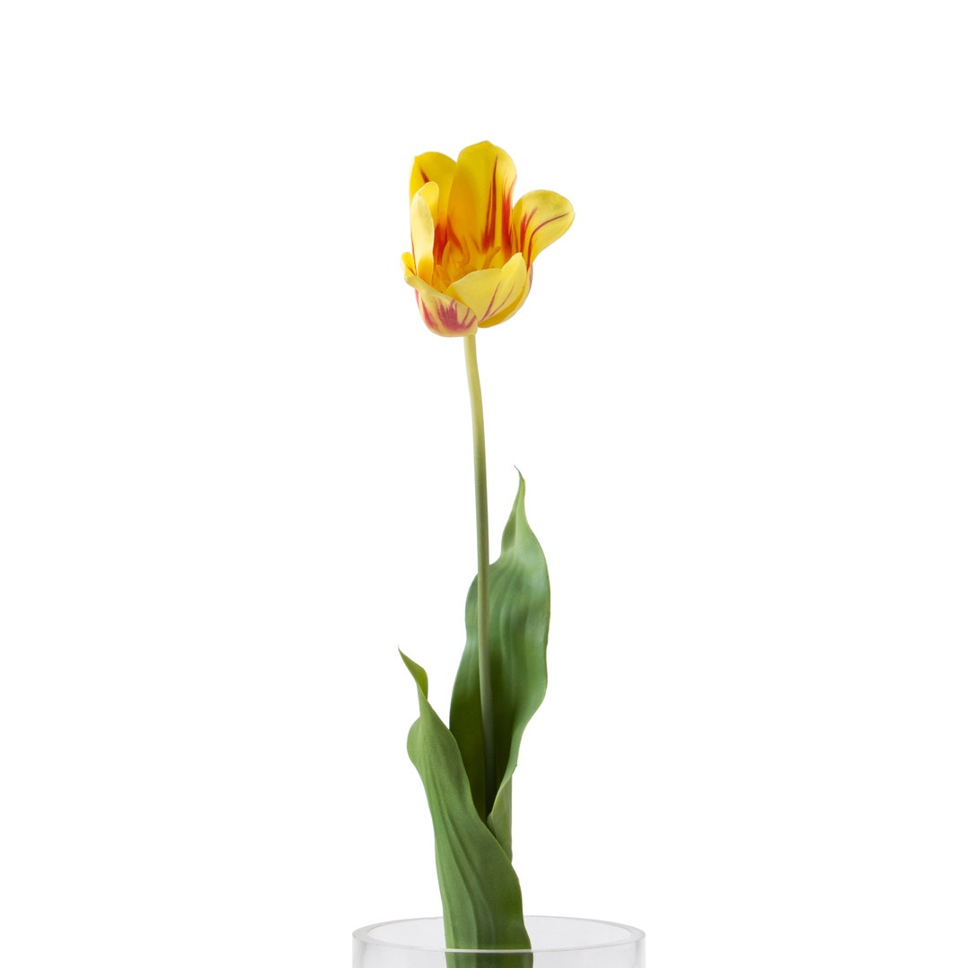 TULIP ARTIFICIAL FLOWER YLW 71CM MADE FROM METAL,PLASTIC