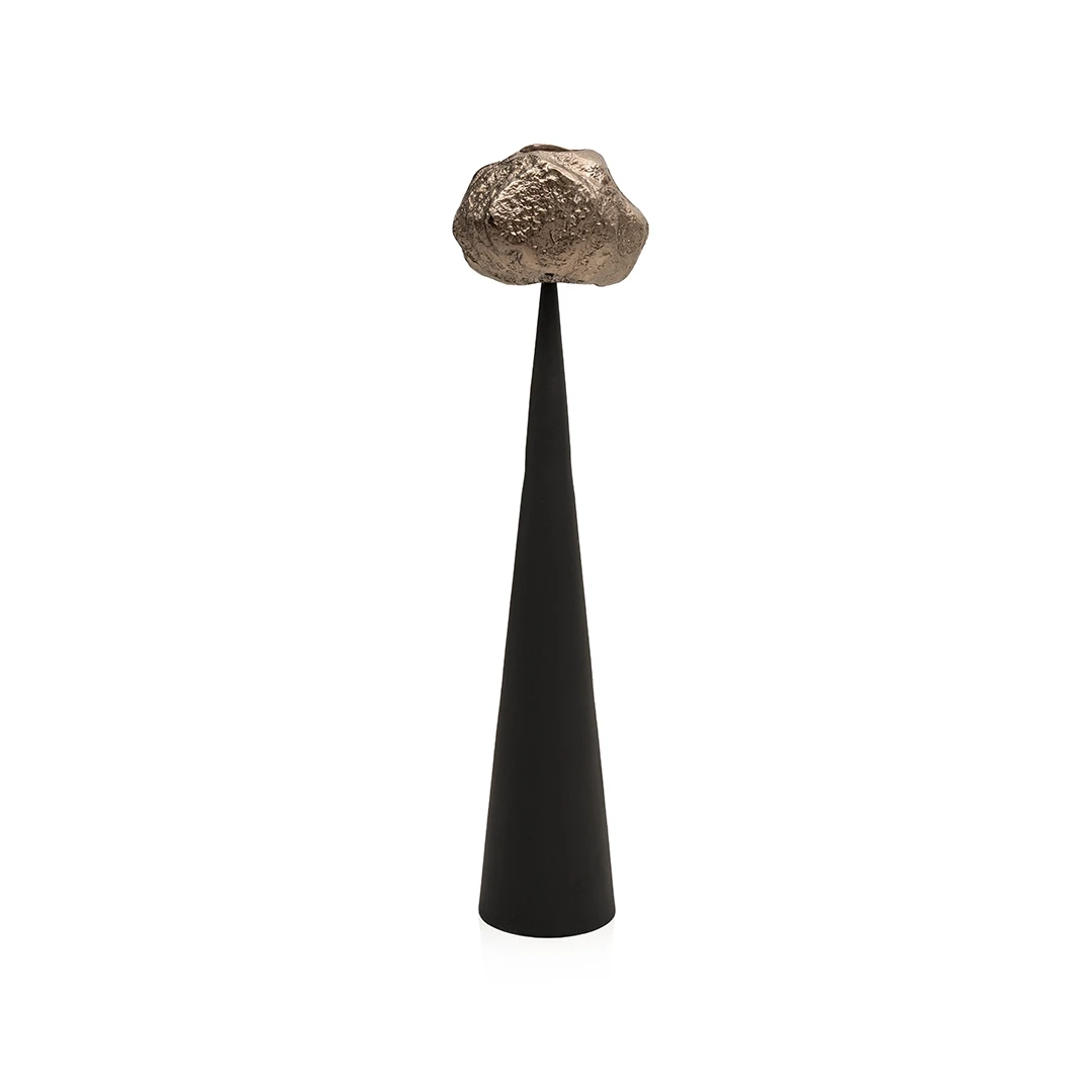 VELYXBYTE CANDLE HOLDER SILVER