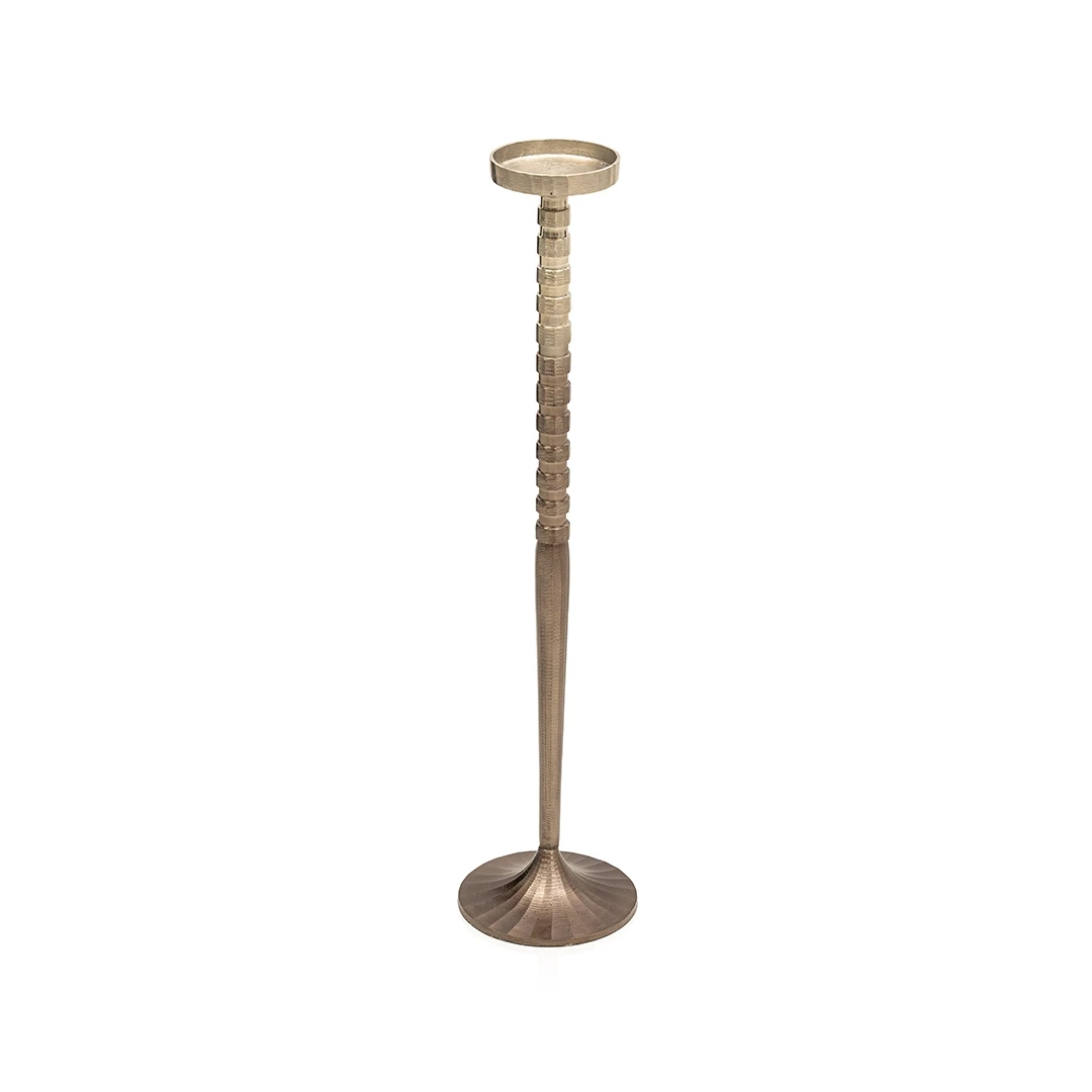 AQUAEN CANDLE HOLDER SILVER
