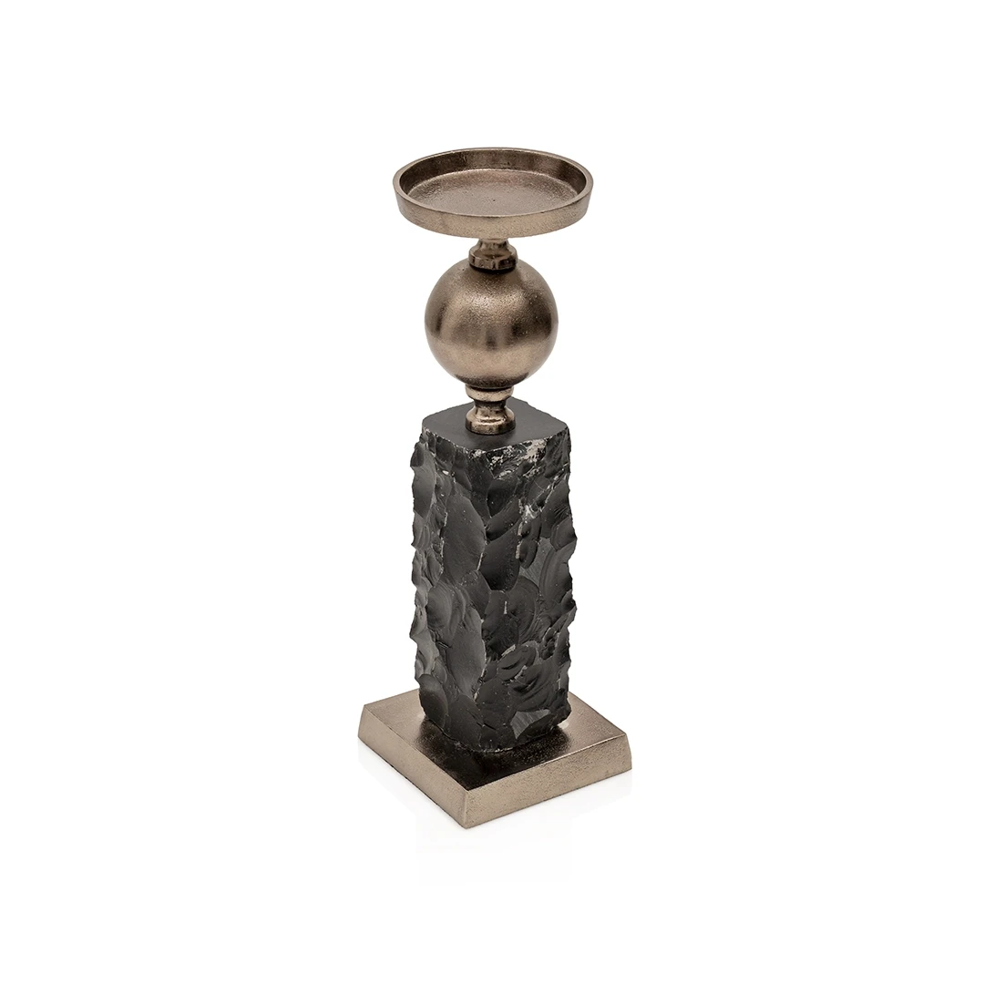 NEXIXBYTE CANDLE HOLDER SILVER