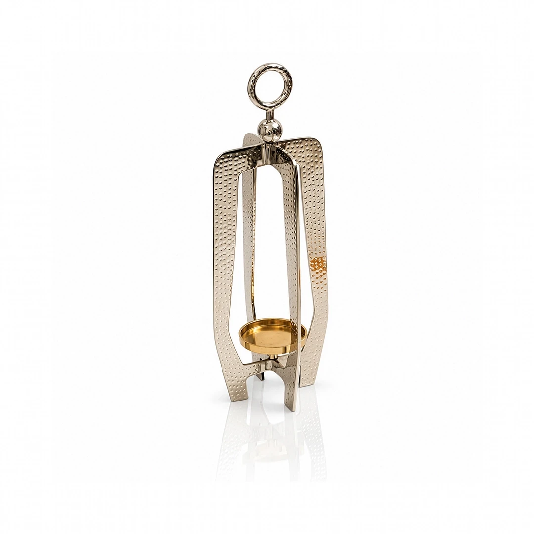 CANDLE HOLDER - SILVER