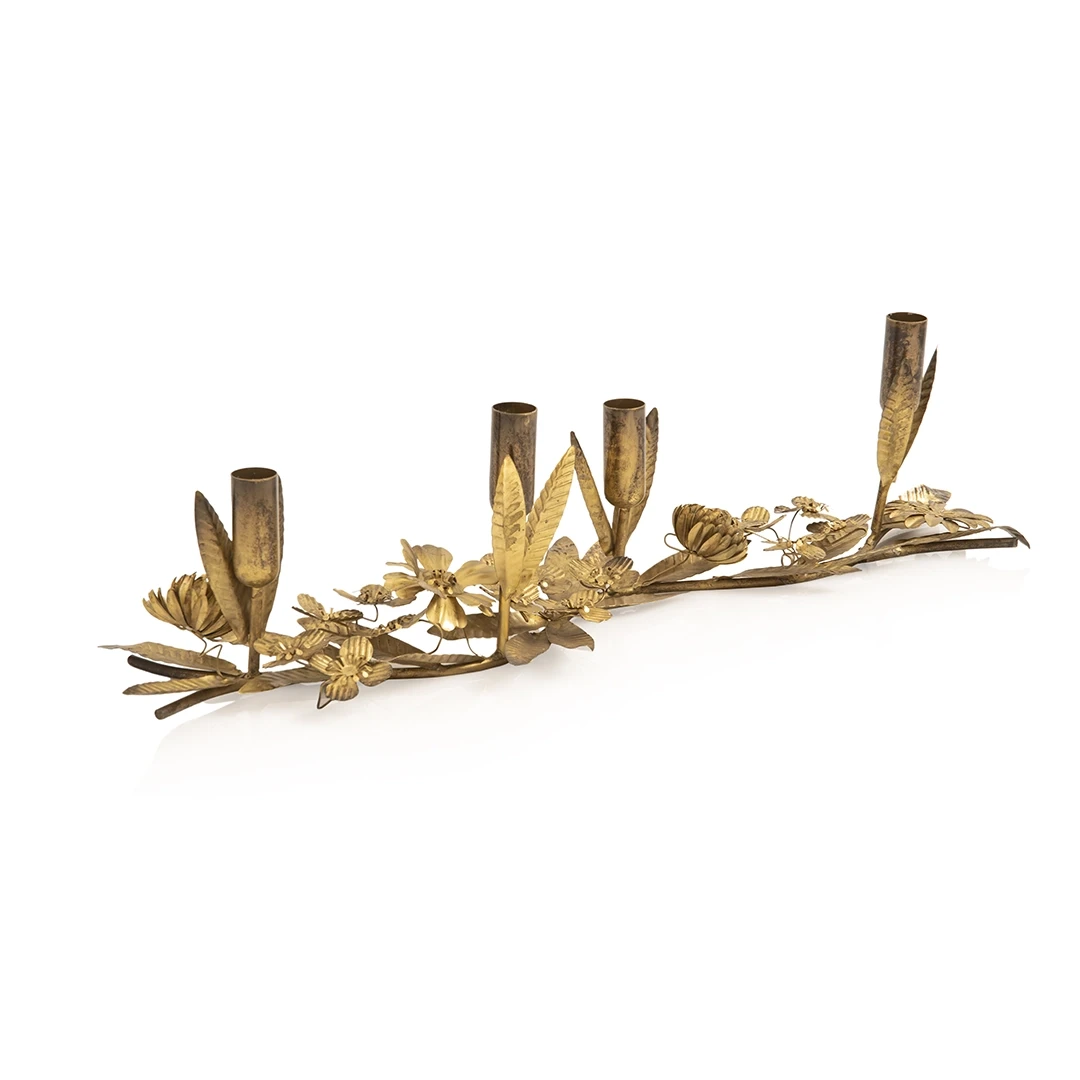 CANDLE HOLDER - GOLD