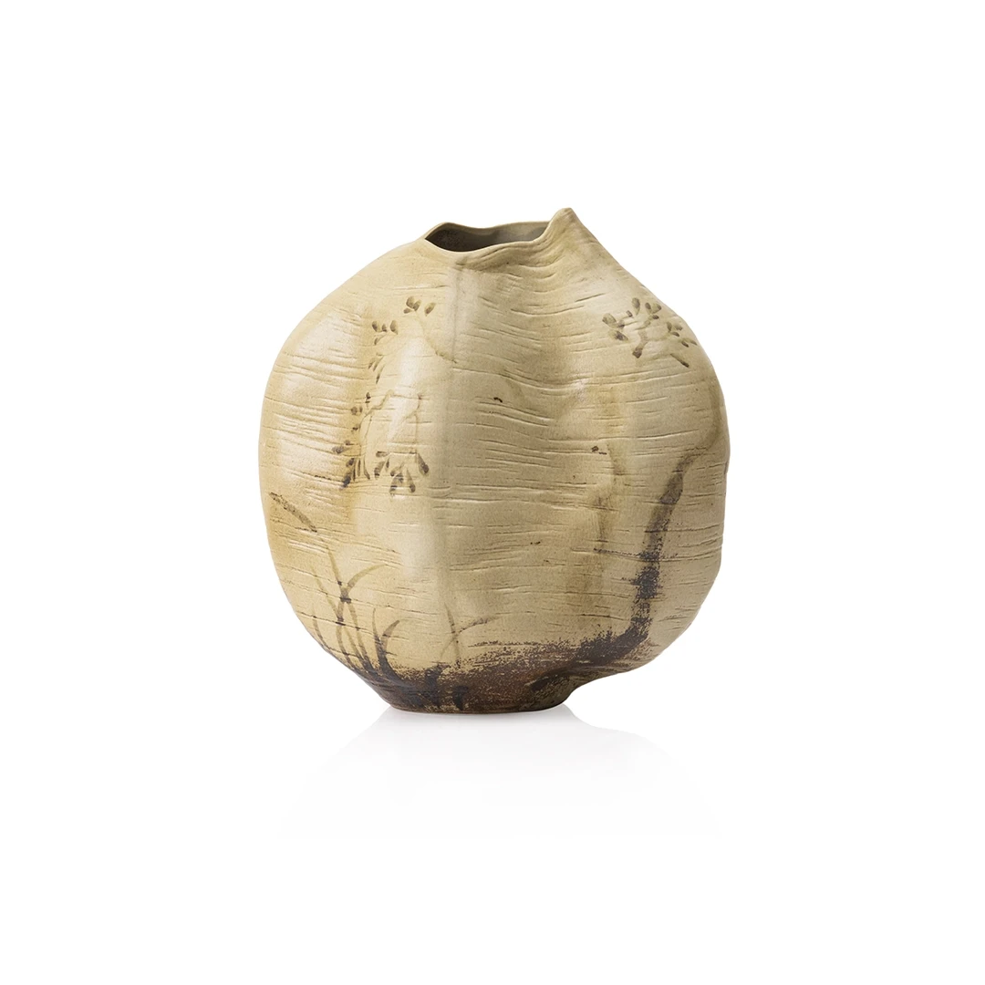 CALATEA VASE 32*42*45CM BEIGE