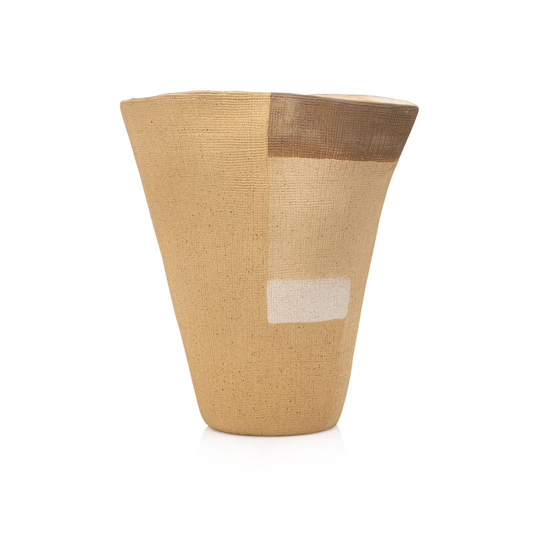 OLUVA VASE BROWN