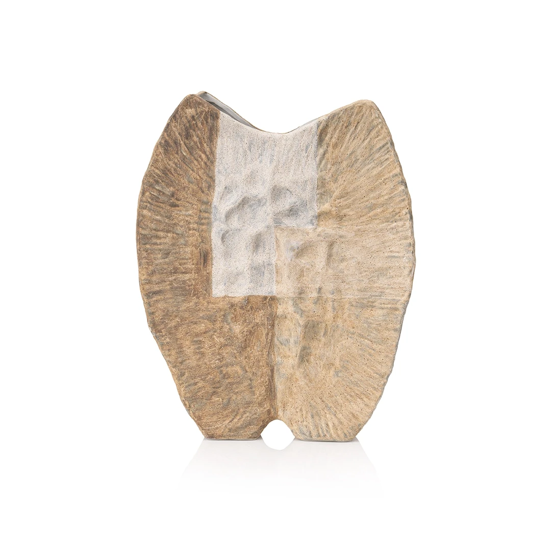 VERSENA VASE BROWN
