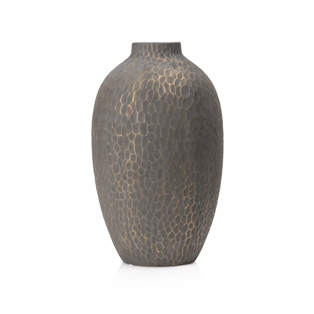 JAHZARA VASE 29*29*51CM GREY