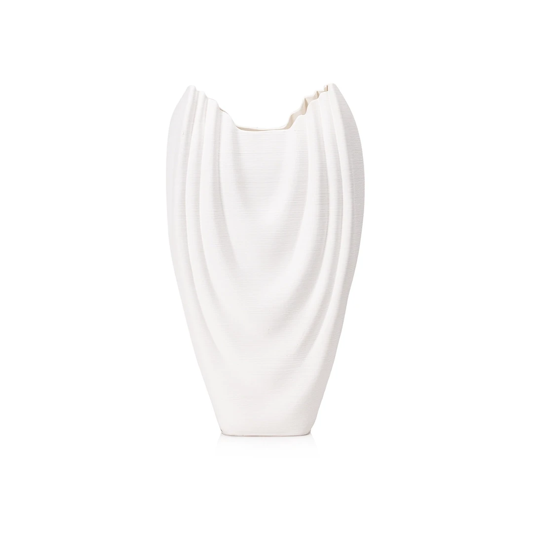 HUARI VASE WHITE