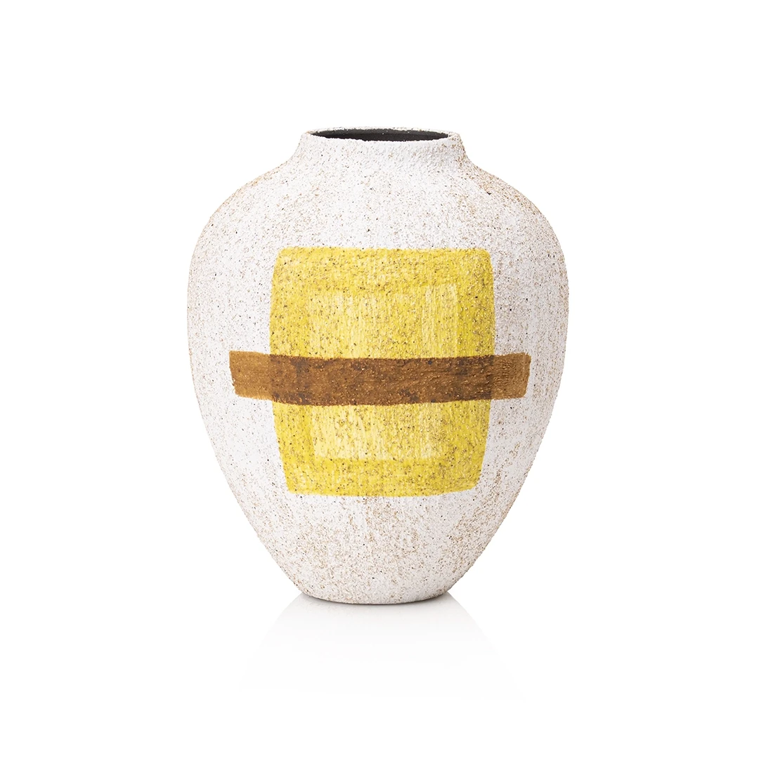 MILEA VASE 20*20*24CM WHITE