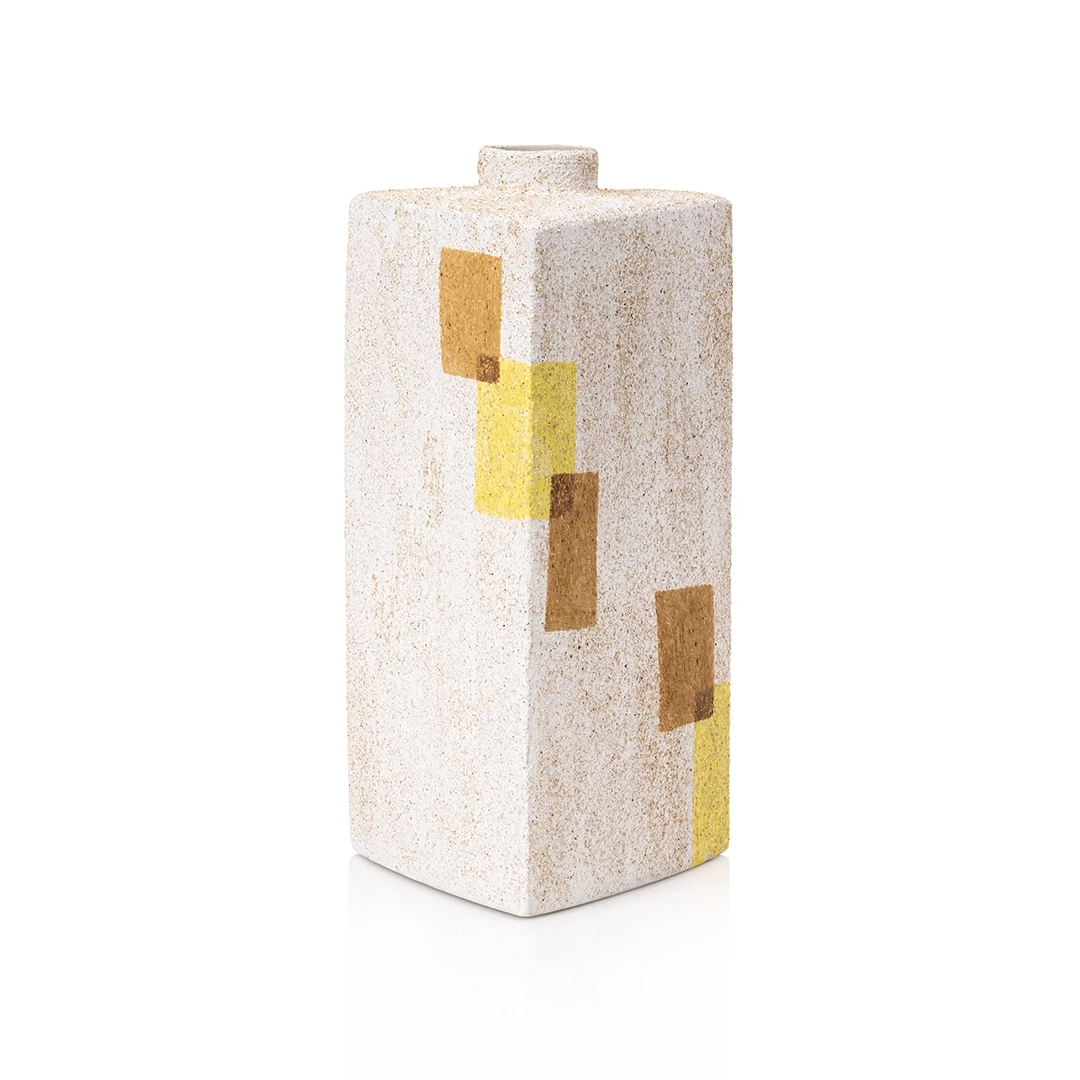 MILEA VASE 16*16*31CM GREY