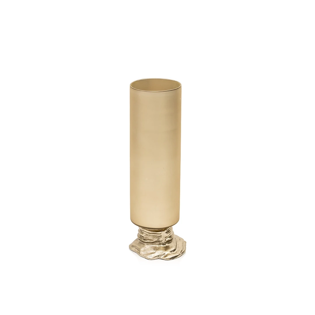 VELOURS VASE GOLD