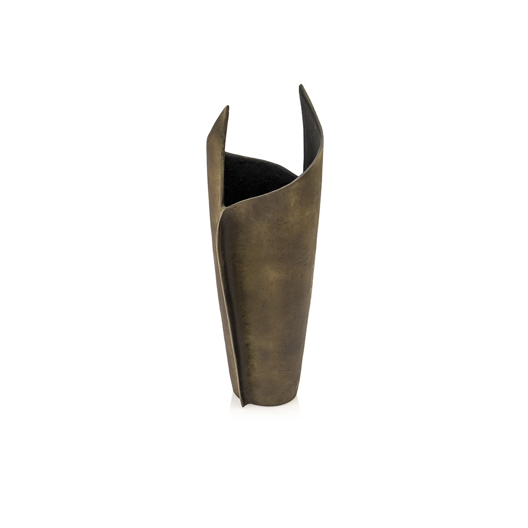 NEXIO VASE OLIVE GREEN