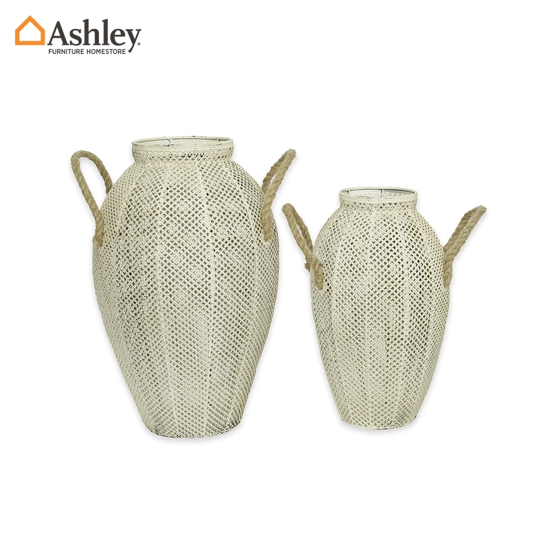 VASE SET 2 PCS - WHITE
