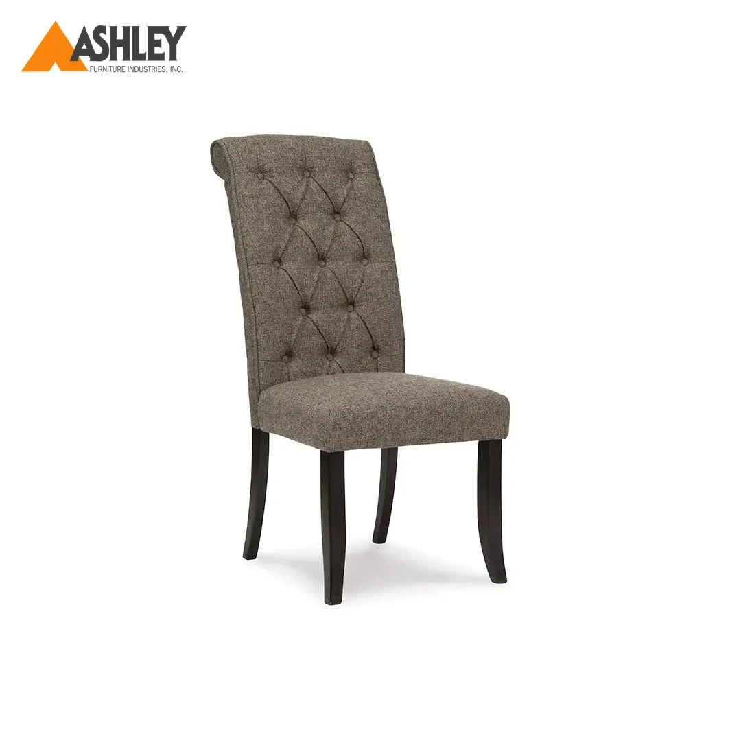 كرسي طعام تريبتون بلون بني بتصميم انتقالي أنيق