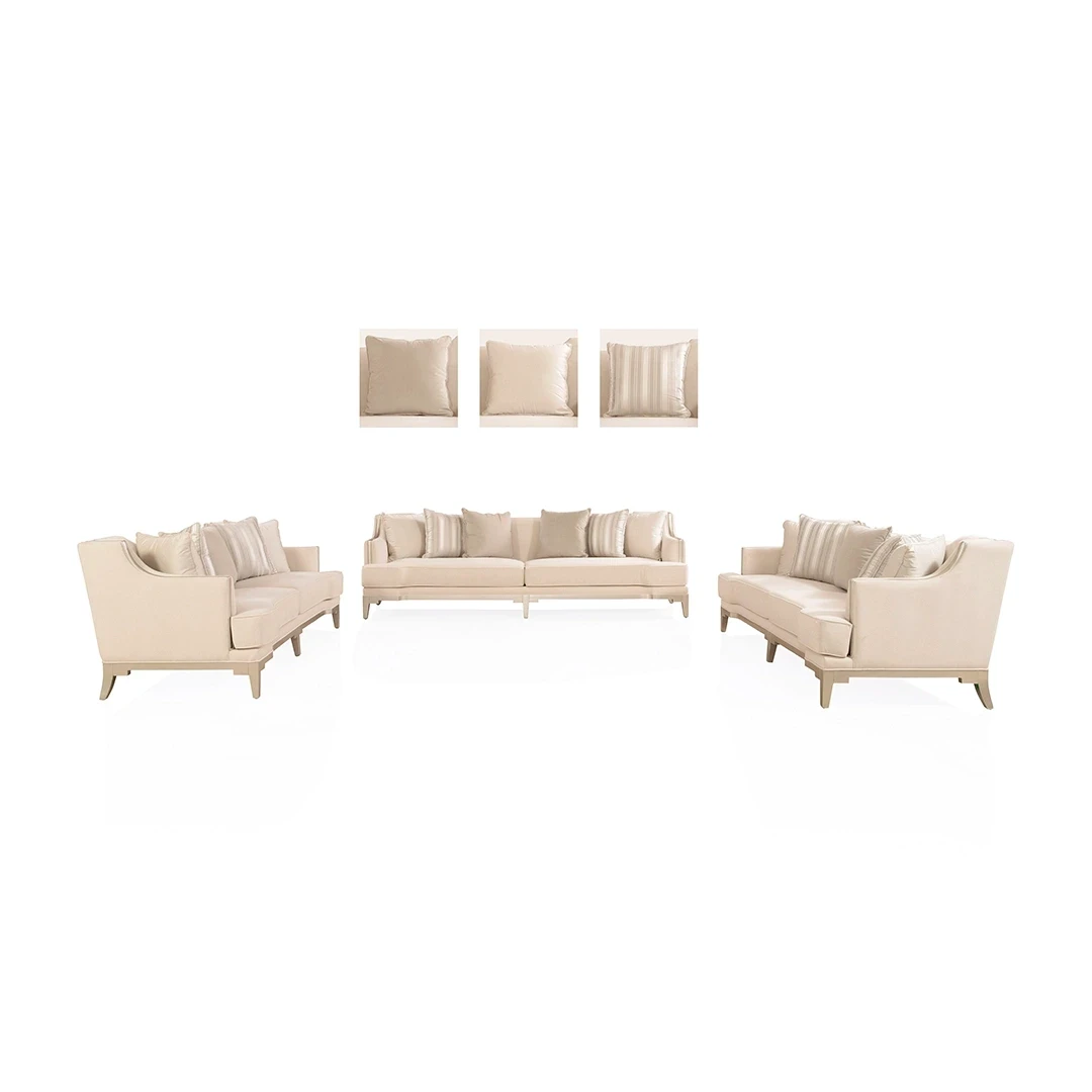 MALVA SOFA SET 3 PCS BEIGE