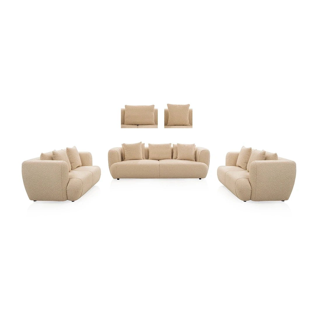 TICO SOFA SET 3PCS BEIGE