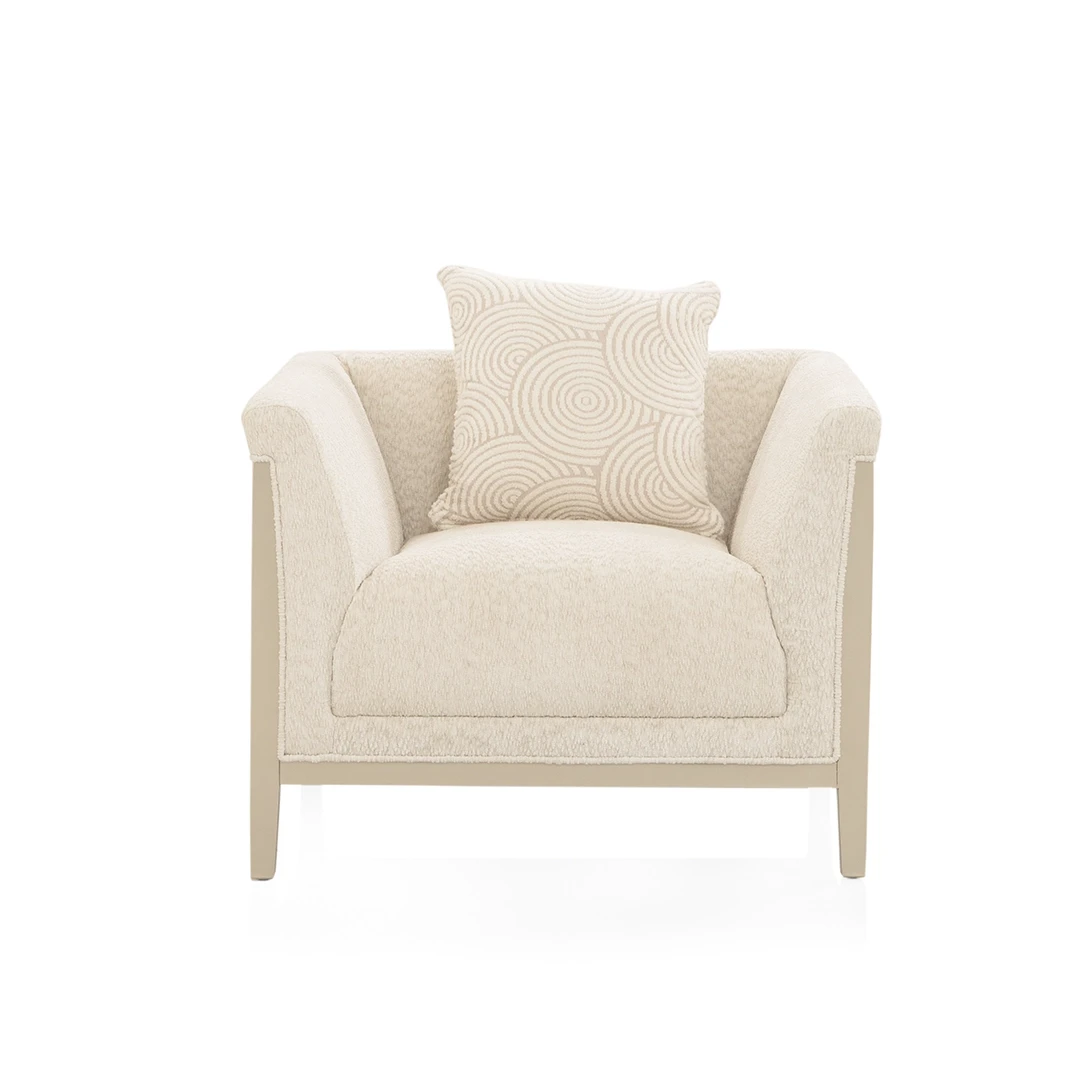 كرسي استقبال باراني لون بيج