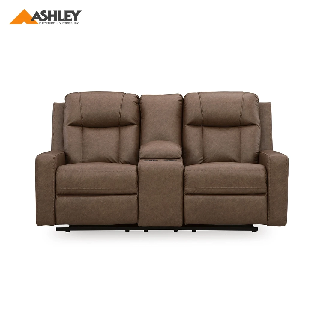MACKMENVILLE LOVESEAT RECLINER 2 SEATER - BROWN