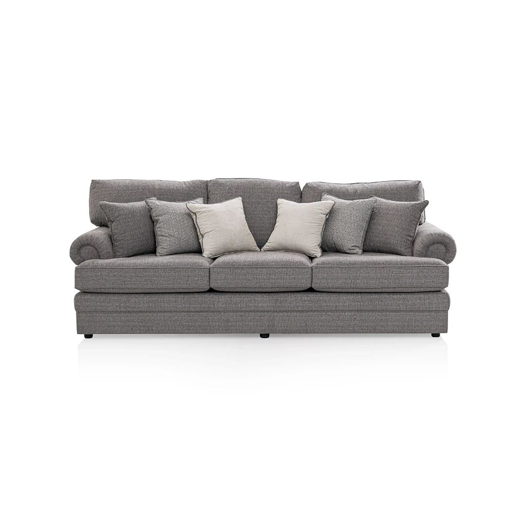 CLEVA SOFA 3 SEATER - GREY