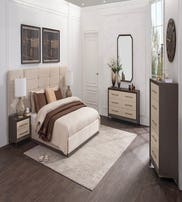 EXORIA BEDROOM SET KING SIZE (193*203 CM) WITH CHEST
