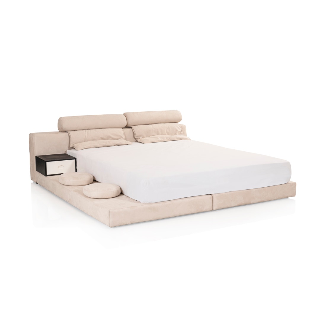 ORESTIS BED  MADE FROM FABRIC,METAL