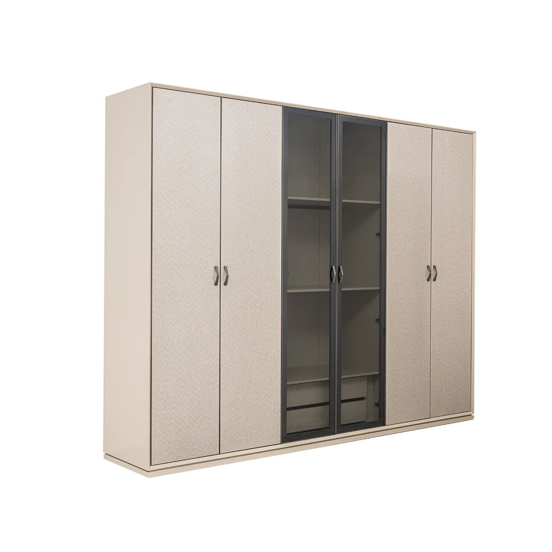 LAGO WARDROBE 6 DOOR BEIGE