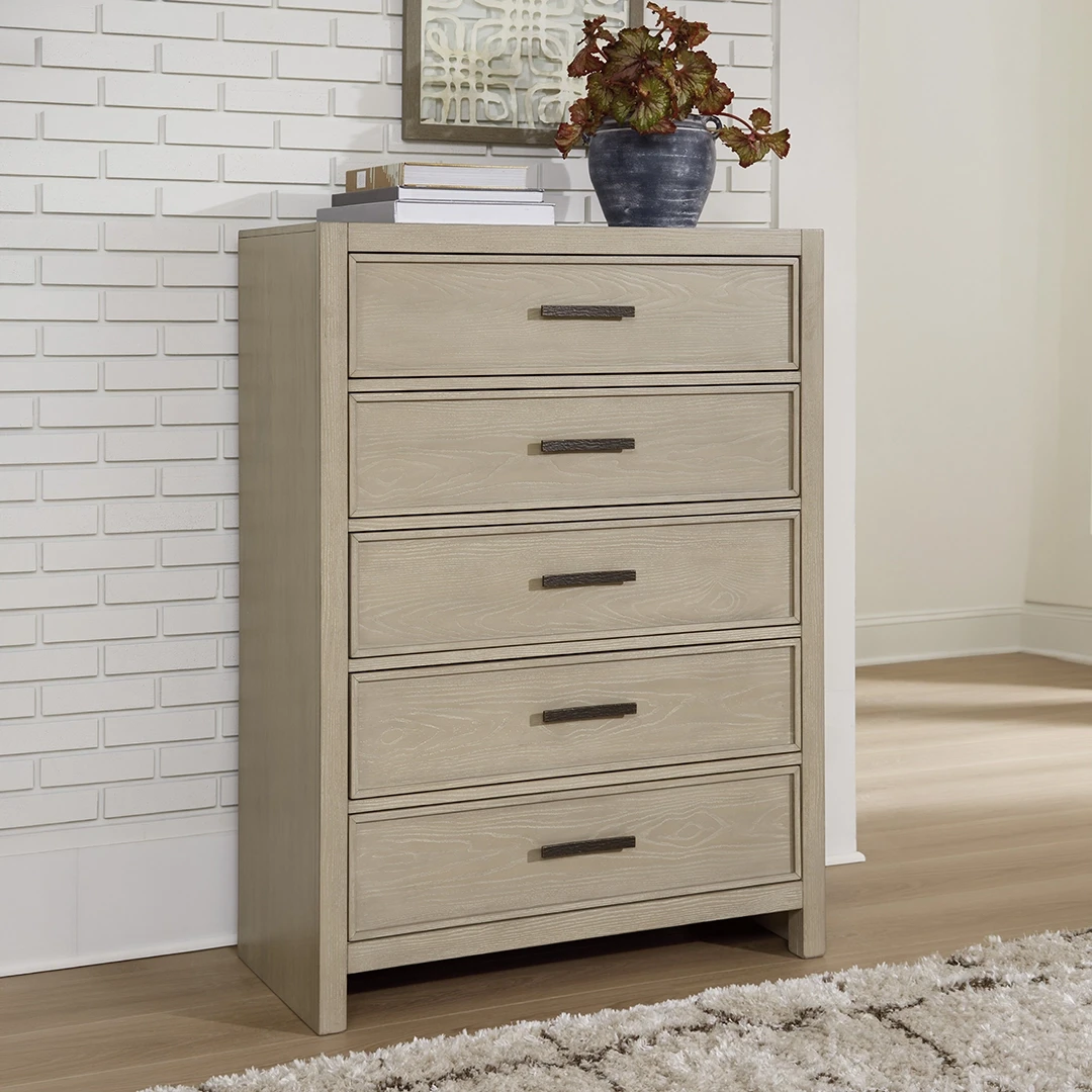 CALMORO CHEST OF DRAWER - GREIGE