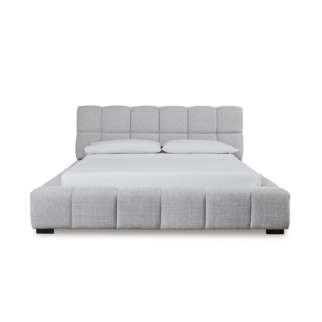 JESSTEAN BED KING SIZE (193*203CM) GREY