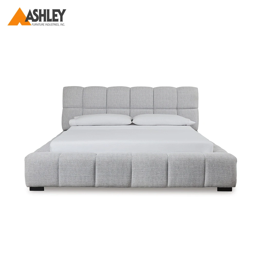 JESSTEAN BED KING SIZE (193*203CM) GREY