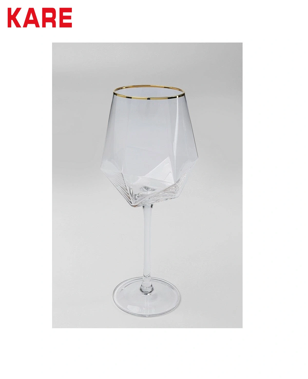 DIAMOND FOOTED GLASS SMALL MADE FROM GLASS