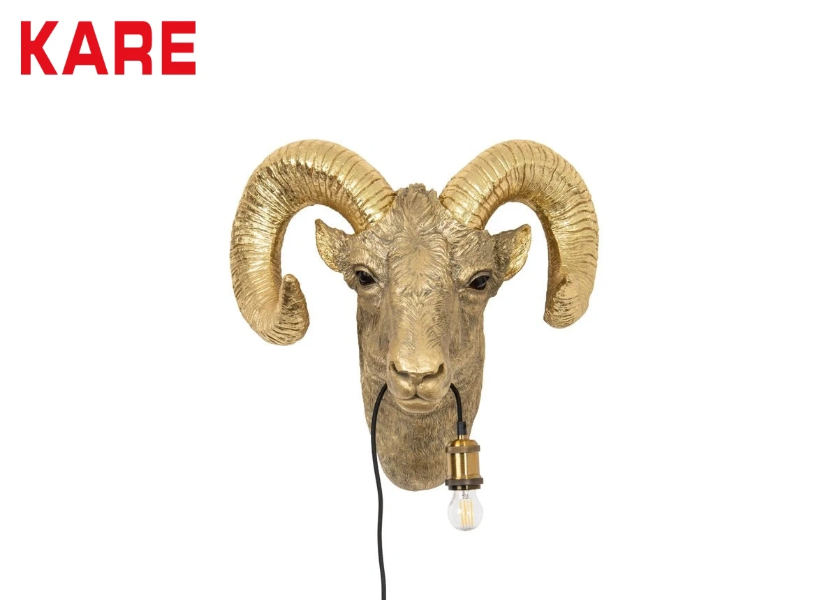 BOVIDA WALL LAMP MADE FROM POLYRESIN