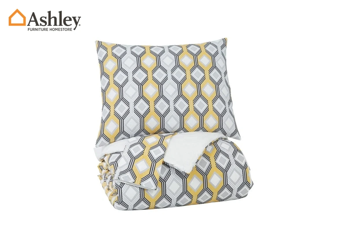 MATO BEDDING KING SET OF 3 MADE FROM FABRIC