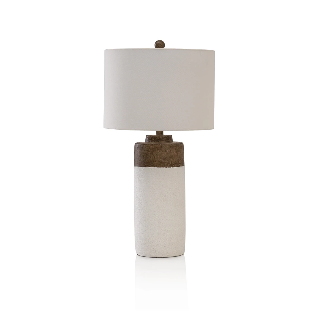 CARAMEL TABLE LAMP MADE FROM STONE