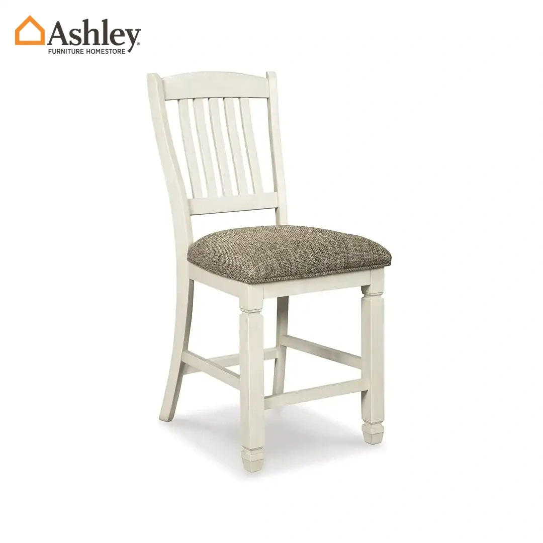 كرسي طعام مرتفع بولانبورج بتصميم انتقالي باللون البني والبيج