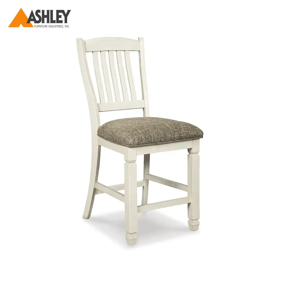 كرسي طعام مرتفع بولانبورج بتصميم انتقالي باللون البني والبيج