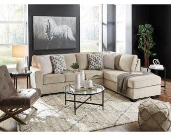 DECELLE RIGHT CHAISE SECTIONAL SOFA
