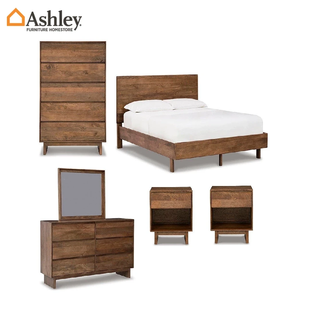 ISANTI BEDROOM SET KING SIZE (193*203 CM) BROWN