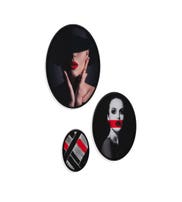 GLOOMY WALL PAINTING SET OF 3 PCS