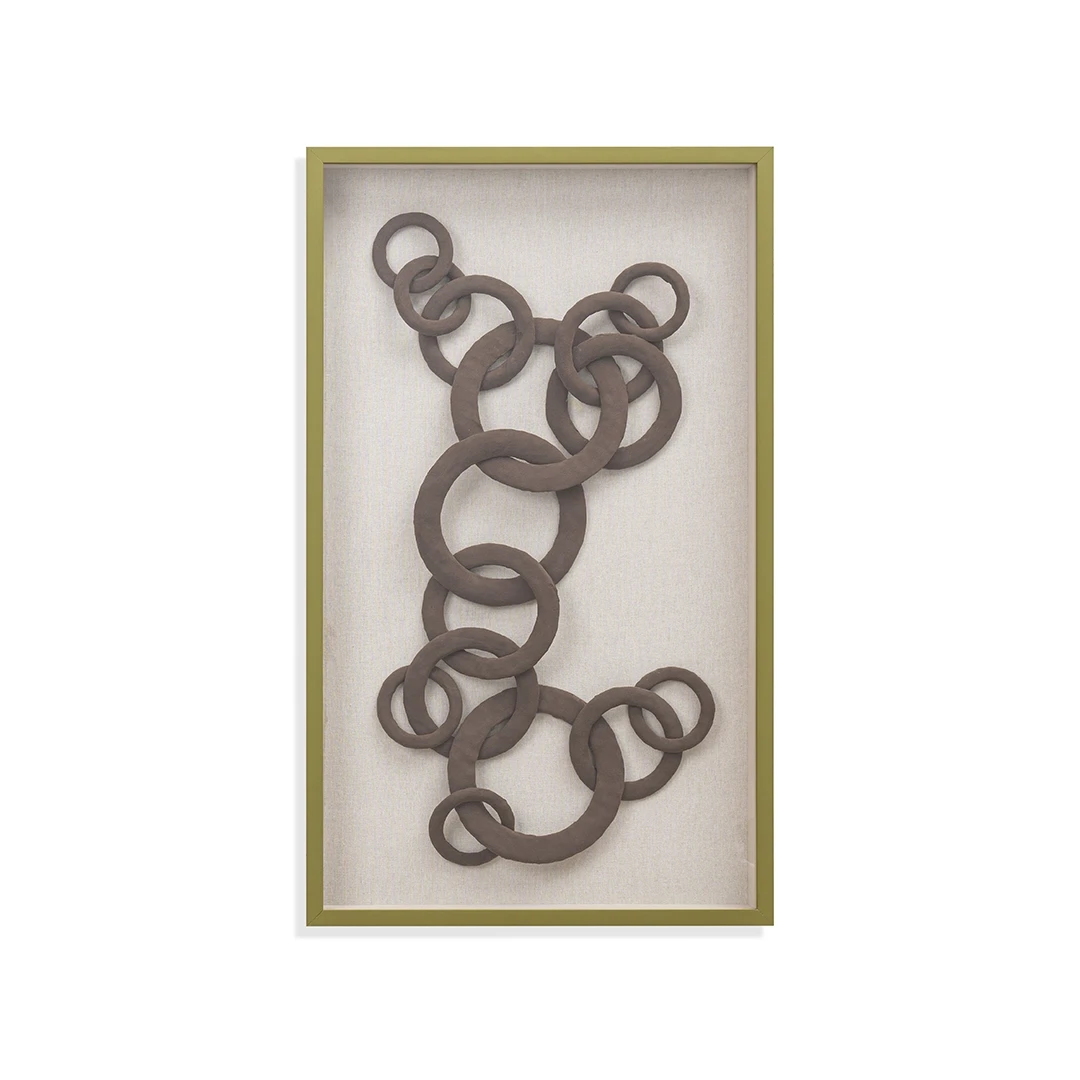 VEUOHOR WALL ART W60 * D6 * H100 CM BROWN