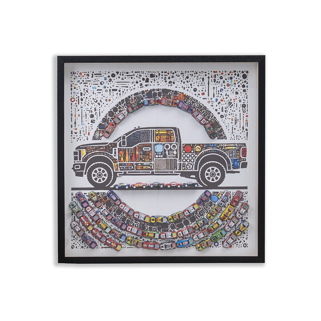 LAJOYA WALL ART - MULTICOLORED