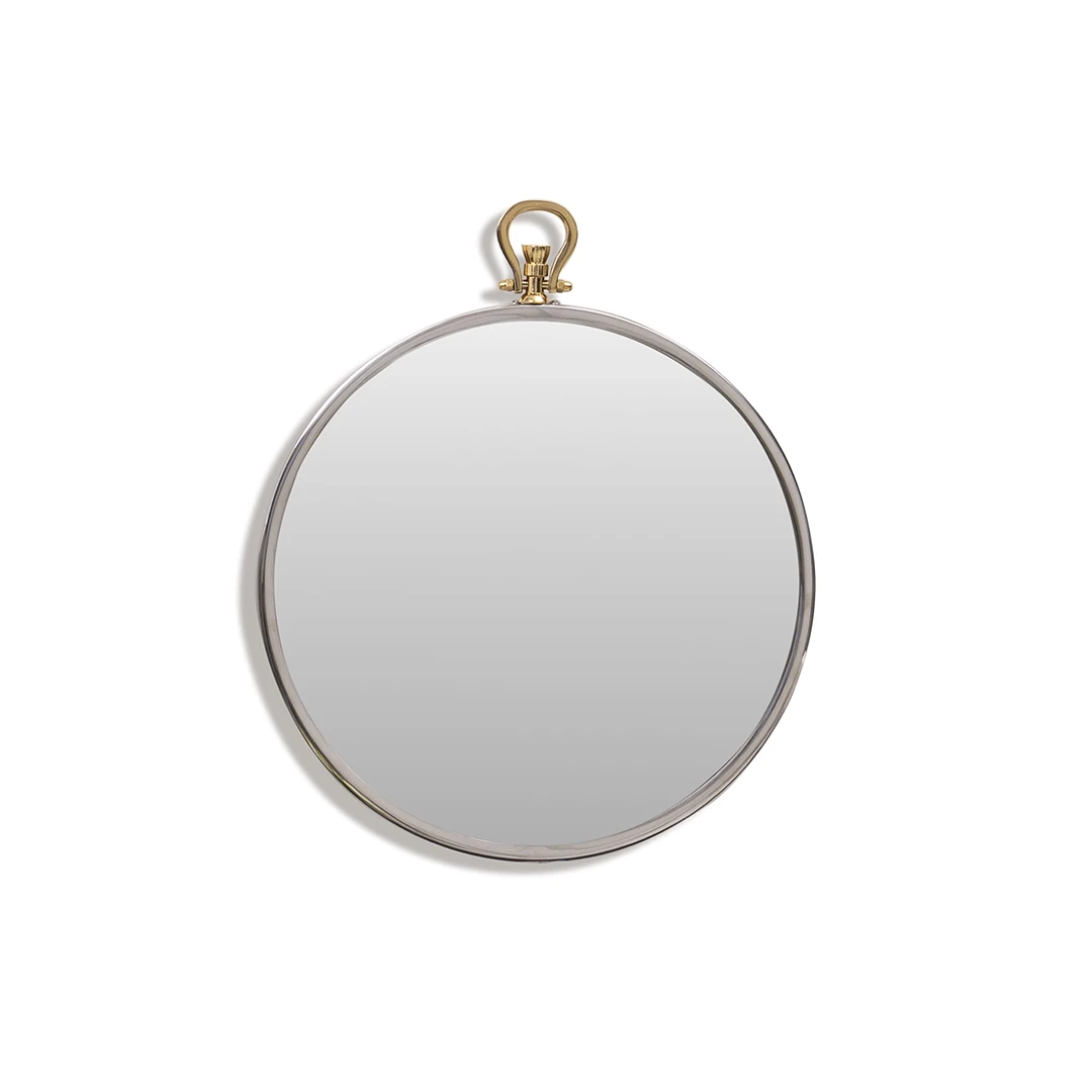 ROUND WALL MIRROR - SILVER