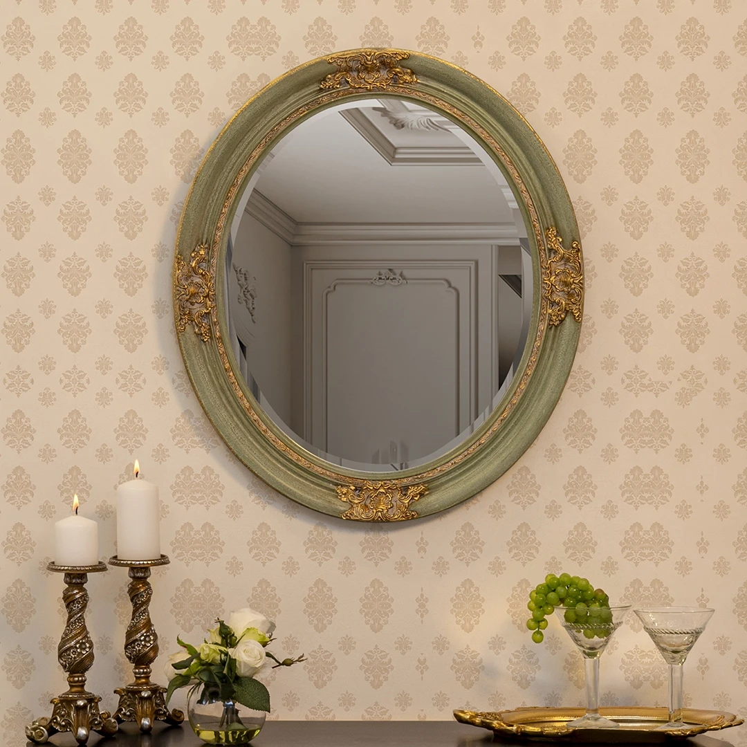 WALL MIRROR - GREEN