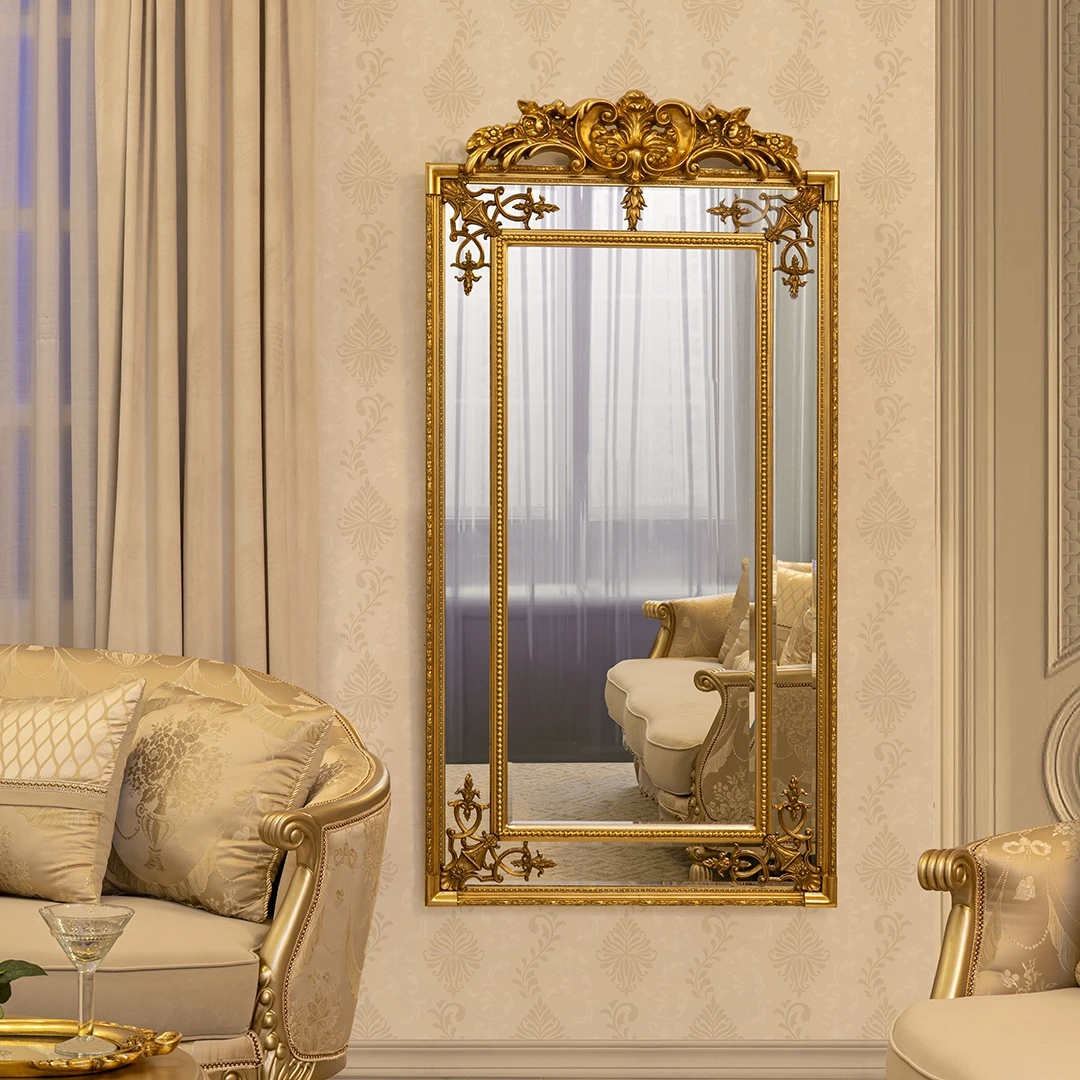 WALL MIRROR - GOLD