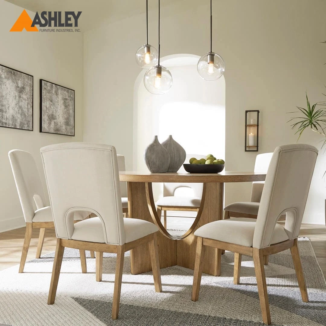 طقم طاولة طعام 6 كراسي داكمور لون بني