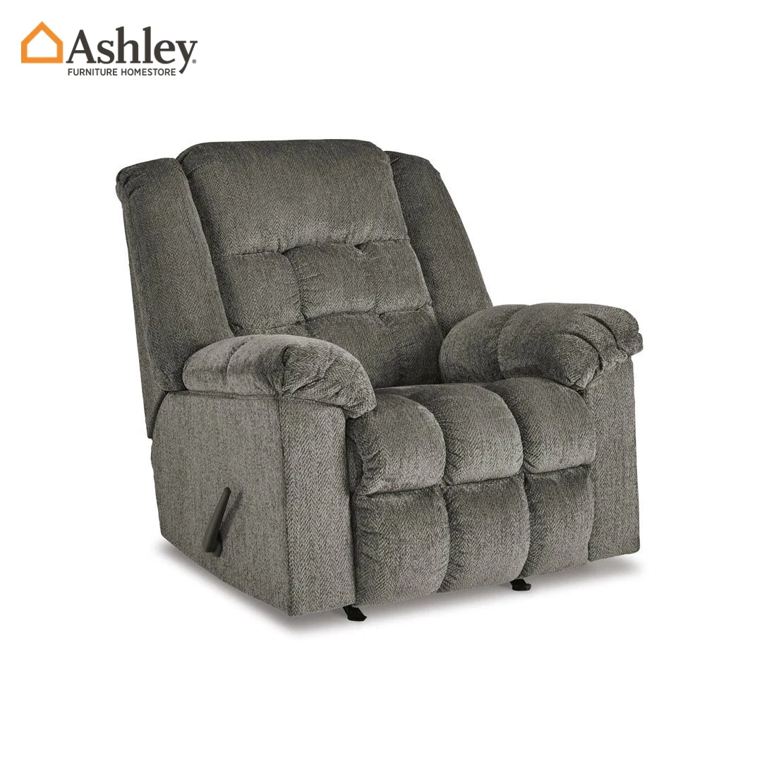 KEGLER RECLINER GREY MADE FROM FABRIC