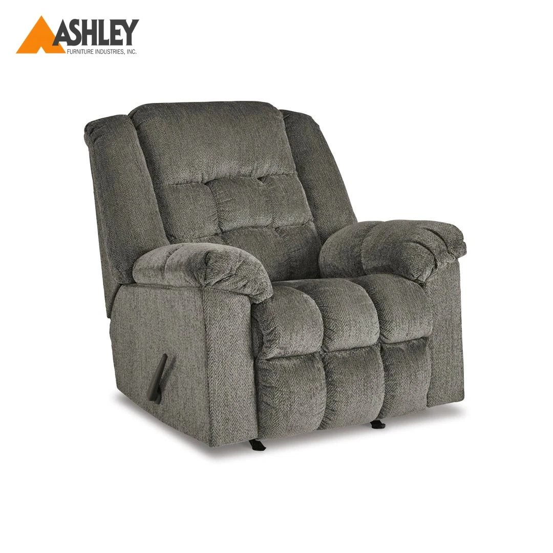 KEGLER RECLINER GREY MADE FROM FABRIC