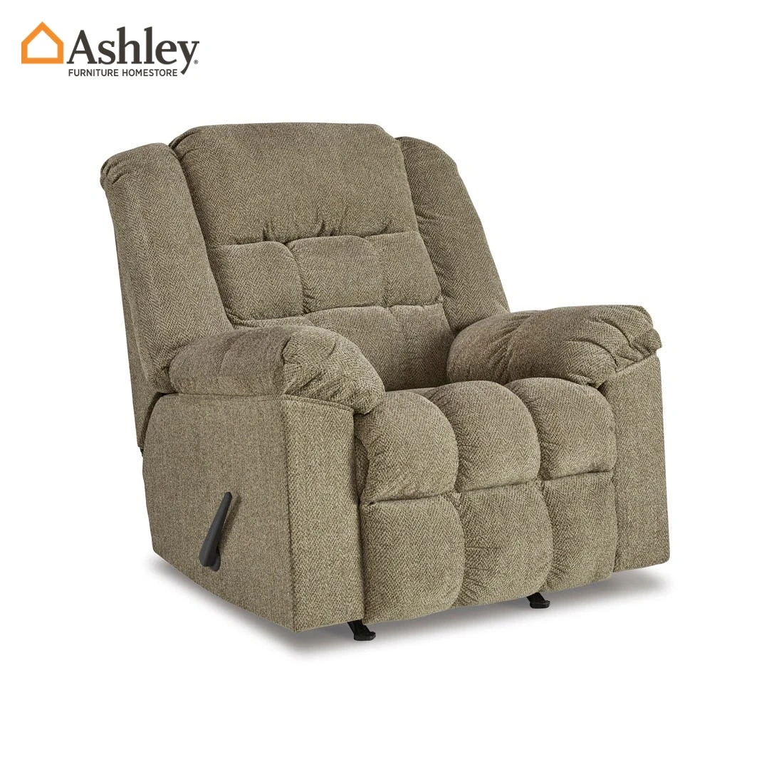 KEGLER RECLINER BROWN MADE FROM FABRIC