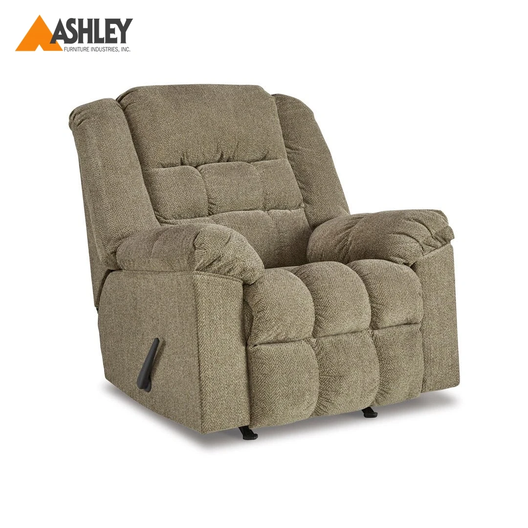 KEGLER RECLINER BROWN MADE FROM FABRIC