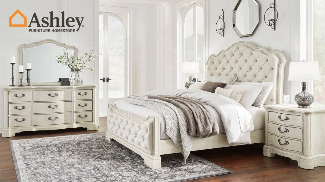 ARLENDYNE BEDROOM SET KING SIZE (193*203 CM) MADE FROM ENGINEERED WOOD